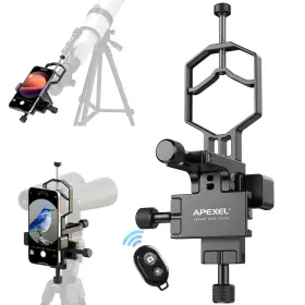 F003-b-01 Apexel Cnc Aluminum 3-axis Telescope Phone Adapter Xyz-axis High-precision P