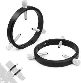 Agsr102 Astromania Sku Am Adjustable Guiding Scope Rings 102 Mm Inside Diameter Pair -