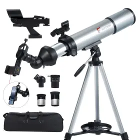 80600 Aufcrow Telescope For Adults 80mm Aperture 600mm Refractor Telescopes High Magnificat