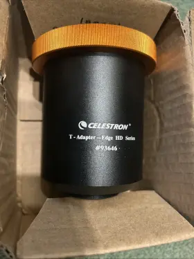 93646 Celestron T-adapter 35mm Dslr Camera Edge Hd C925/11/14 Tubes - Open Box