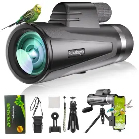 Dt905 Digitgarden 797424518906 Hd Monocular Telescope High Powered With Smartphone Adapter Tripod Bak4 Prism