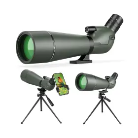 A25-75x85 Koolpte Spotting Scope 25-75x85 With Phone Adapter Tripod And Carrying Bag -fully Mult