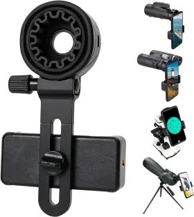 Lk-19 Lakwar Telescope Phone Adapter Universal Cell Mount Compatible Binoculars