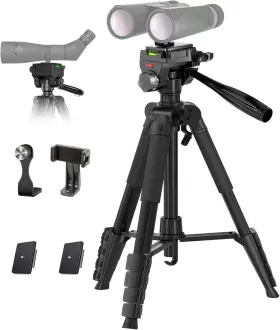 Lsw-d175b Lusweimi Binocular Tripod 72 Inch Spotting Scope Stand With Adapter A