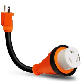 B0bwcw1nm4 Online Led Store True Mods 50a 250v To 15a 125v Rv Power Adapter Cord Plug Nema