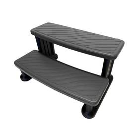 Puri Tech Hts-100g Universal Spa And Hot Tub Outdoor Steps No Slip Grip Support - Light