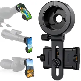 Rxzer39 Rxlife Spotting Scope Phone Adapter Universal Telescope Mount Working With Sp