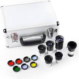 Solomark 742500938185 1.25-inch Telescope Eyepiece And Filter Set - Accessory Ki
