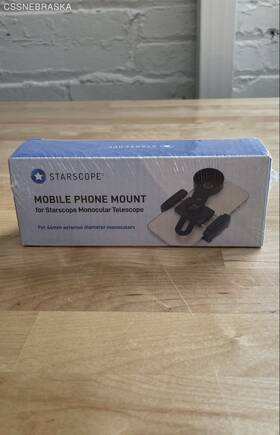 Starscope 30859 Mobile Phone Mount For Monocular Telescope New Sealed Fits 44mm Lens