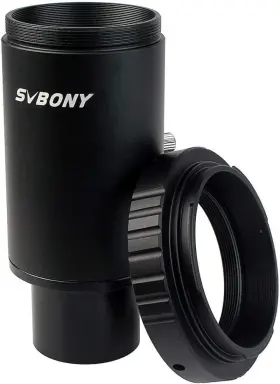 Fauf9105a-w2054a Svbony T2 T Ring Adapter Metal 1.25 Inch Telescope Accessory Compatible For Ca