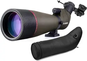 Fauf9314ab-w2546a Svbony Sv13 20-60x80 Hd Spotting Scope Bak4 Prism Angled Spotter With