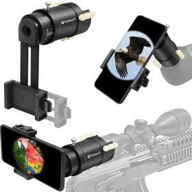 Tydeux Sku Td Tasrsm01 Rifle Scope Mount Camera Adapter - All Aluminum 360 Degree Rotated Design Sma