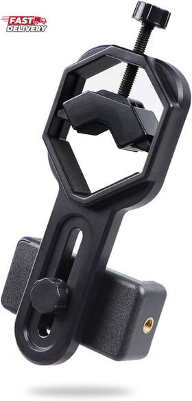 Vankey 445046545581 Telescope Phone Adapter Plastic Scope Mount For Microscope Monocu