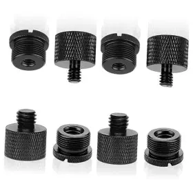 Vz1005-05 Vizmeo 8pcs Mic Thread Adapter Kit 5/8 To 3/8 Screw Adapters 1/4 Stand