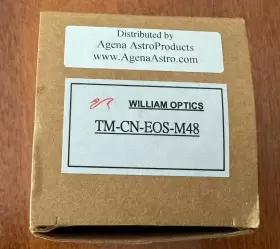 Tm-cn-eos-m48 William Optics 48mm T-ring For Canon Slr/dslr Eos Cameras - Black