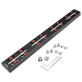 At-12 Yueoct 400mm/15.7 Inch Telescope Rail Bar Vixen Style Dovetail Mounting Plate With M6 1