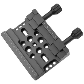 At-27 Yueoct 2in1 Telescope Scope Dual Dovetail Saddle Clamp Mount Base For Losmandy Vixen
