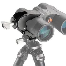 Bc-02 Zelnoox Clamp Binocular Tripod Adapter Arca Quick Release Dovetail 1/4 Inch -20 And 3