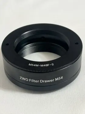 Zwo-fd-m56-ii Zwo Astronomy Cameras Zwo-fd-m54-ii M54 Filter Drawer And M54m To M48f Adapter M54-m48-2 Bundle