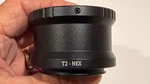 T2 Telescope Photography 1.25 Inch Adapter Ring For Sony Nex E-mount Cameras Used. Price: $15.00.
