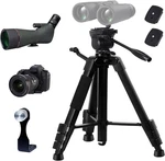 Binocular Tripod, Spotting Scope Stand With Adapter 2 Qr Pl New. Price: $52.74.