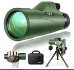Oxk Optics Monocular Telescope 12X56 High Power With Smartphone Adapter New. Price: $190.00.