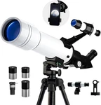Telescope, 70MM Aperture Portable Refractor Telescopes For Astronomy Beginner... New. Price: $105.95.