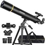 Telescopes For Adults Astronomy, 80MM Aperture 900MM Professional Refractor T... New. Price: $184.19.