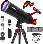 Telescope For Adults High Powered, 90MM Aperture 550MM Professional New. Price: $158.99.