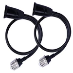 E26/E27 Light Socket Extender Adapter, 58CM/22.5 Inch EXTENSION165 Heat Black New. Price: $21.17.