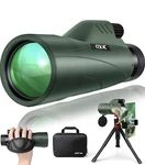 Oxk 12X56 High Power Monocular Telescope With Smartphone Adapter Tripod Travel New. Price: $80.00.
