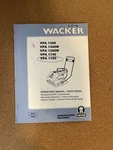 Wacker 1350, 1340W, 1350W, 1740, VPA1750 Operators & Parts Book Good. Price: $29.97.