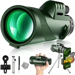 High Power Monocular Telescope With Phone Adapter Fmc Lens Waterproof New. Price: $33.99.