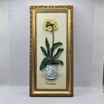 Vintage Marks Spencer 3D Wall Plaque Primula Pot Hand Painted 12 6 Used. Price: $17.39.