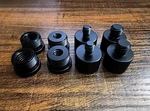 8PCS Mic Thread Kit 5/8 To 3/8 Screw Adapters 1/4 Black New. Price: $17.99.