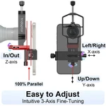 Tridaptor Universal Digiscoping Adapter High-precision Phone Telescope Open. Price: $44.85.
