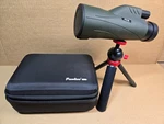 Oxk 12X56 Monocular Telescope W/ Tripod Phone Mount New 325 Ft 1000 Yards. Price: $20.50.