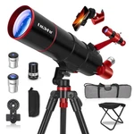 For Adults High Powered, 90MM Aperture 550MM Professional Telescope... New. Price: $140.40.