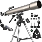 102MM Telescope 900MM Refractor High Power W/ Tripod Kit Moon Planets Open. Price: $182.60.